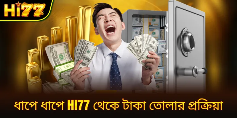 ধাপে ধাপে hi77 থেকে টাকা তোলার প্রক্রিয়া